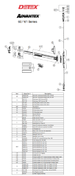 Detex 60 / 61 CVR Series Parts Diagram